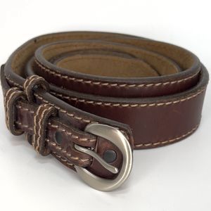 Duluth Trading Company Ranger Brown Ply Men's Leather Work Belt Size 44